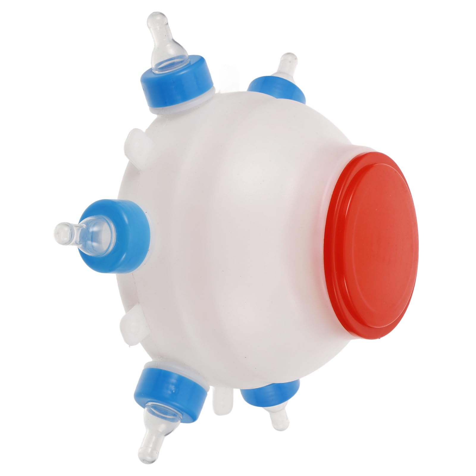 ULTECHNOVO Biberon per Agnelli in Plastica Bianco da 2,5 per Piccoli Animali, Alimentazione Efficiente e Multifunzionale per Allevatori in Fattoria