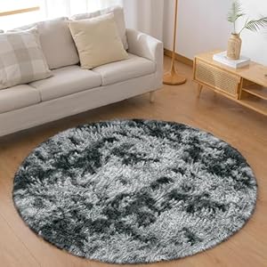 Matdeco 円形ラグカーペット シャギーラグ 直径150cm 1,148円！プライム会員は送料無料！