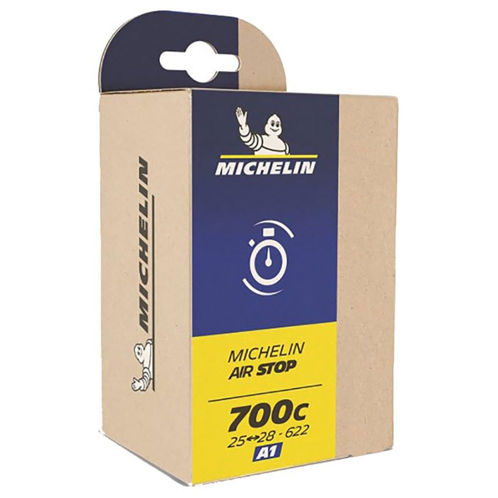 MICHELIN A2 Airstop, Camera d'Aria Unisex-​Adult, Nero, 48 mm