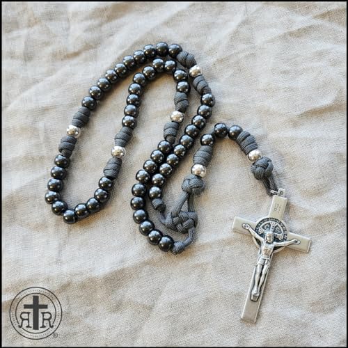 Rugged Rosaries® ASHES to ASHES Catholic Rosary with Metal Beads - Strong Handmade3