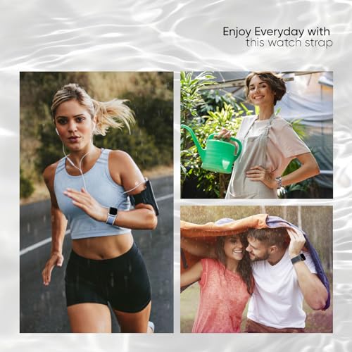 Image of Stretchy Bands Compatible with Apple Watch Band 40mm 38mm 41mm 42mm 44mm 45mm 46mm 49mm Women Men, Nylon Solo Loop Elastic Sport Straps for iWatch Series 11 10 9 8 7 6 5 4 SE 3 Ultra