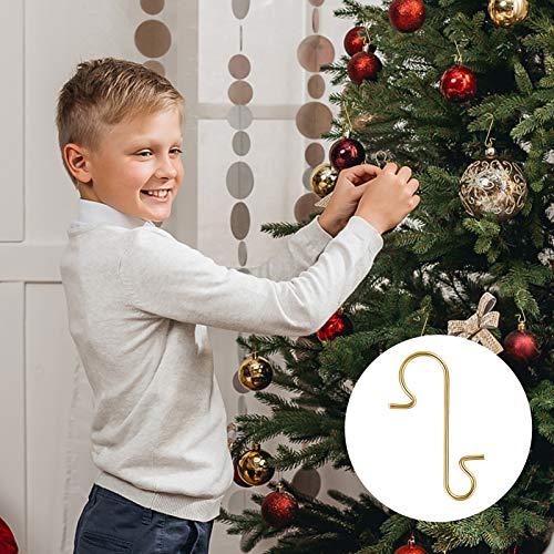 MELLIEX 240 Pièces Crochets pour Boules de Noël, S-Forme de Cintre en Métal Petit de Crochets d'Ornement de Noël pour Accrocher Une Décoration d'arbre de Noël - Image 6