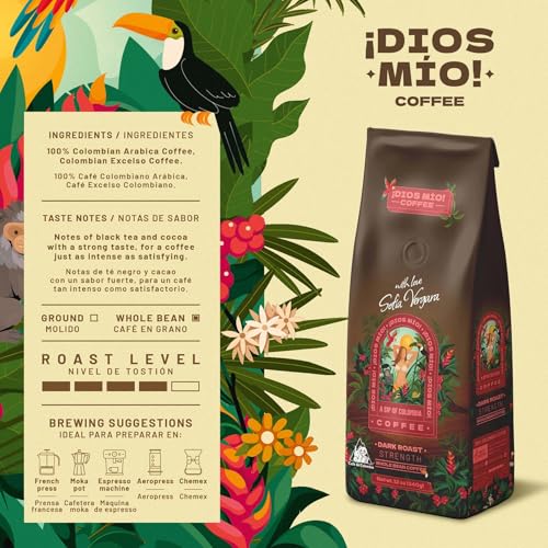 Dios Mio Coffee by Sofia Vergara, Café Premium en Grano 340 g Pack 2 miniatura 7