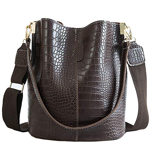 Image of Women Hobo Shoulder Bag, Crocodile Pattern Handbags Large Capacity Crossbody Bag
