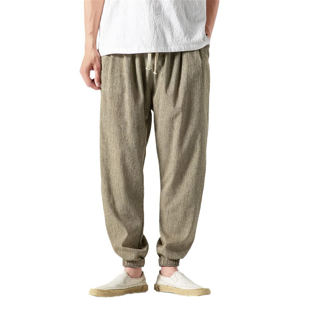 Pantalon décontracté jaune clair idéal pour vos vacances d'été - 8