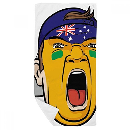 Serviette visage douce pour peau sensible motif Australie multicolore - 2
