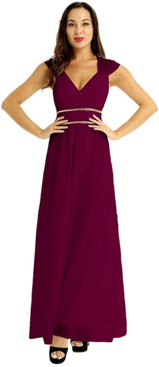 ZTIANEF Women's Clubbing Dresses Women Ladies Long Evening Dresses Deep