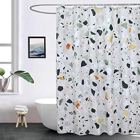 EurCross Terrazzo Pattern Shower Curtain Cover