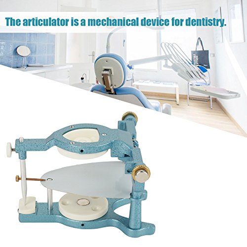 Dentallabor-Artikulator, groß, Verstellbar, Magnetisch, 9 in 1, mit 6 Ersatzmetallplatten für Modelle, Unterstützt bei Prothetischen Geräten und Kieferorthopädischen Behandlungen