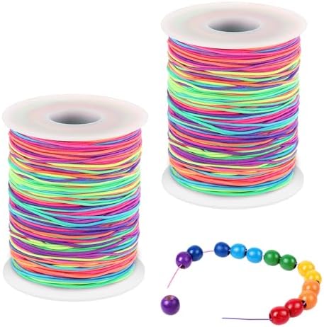 Cordon Elastique 0.1mm Fil Cordon Elastique Multi-Couleur Pour Bijoux