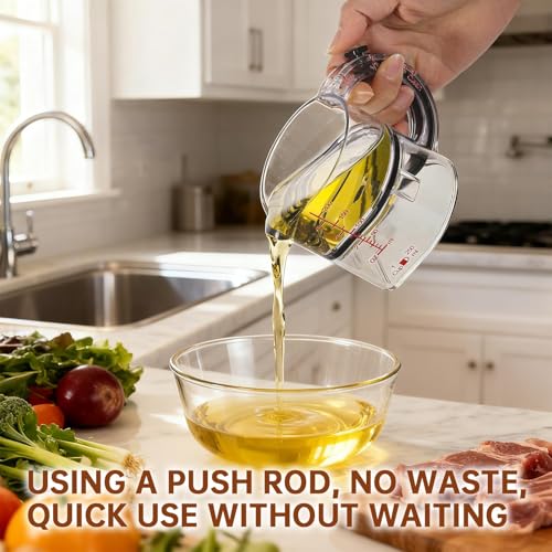 Vaso medidor ajustable 4 en 1 para cocina miniatura 5