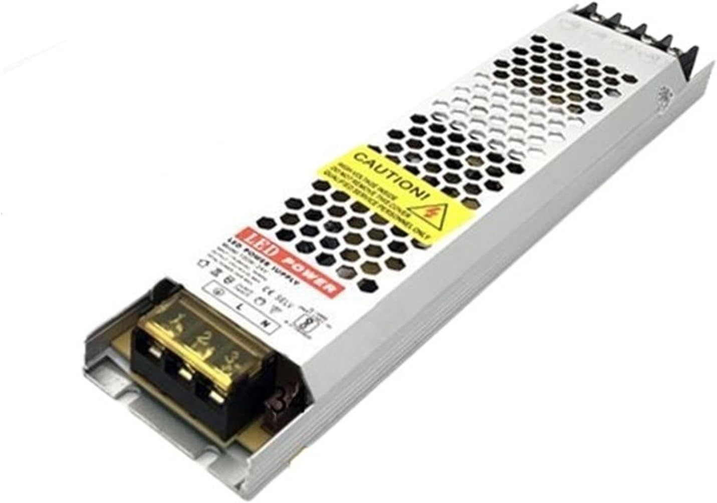 LED Ultra-Thin Light Box Switching Power Supply 12V Built-in Transformer 24V Linear Light Strip Low Voltage Drive Light Long and Thin Strip(24V-300W-mute)