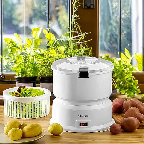 Peladora eléctrica de patatas automatizada con 6 cuchillas de acero 8