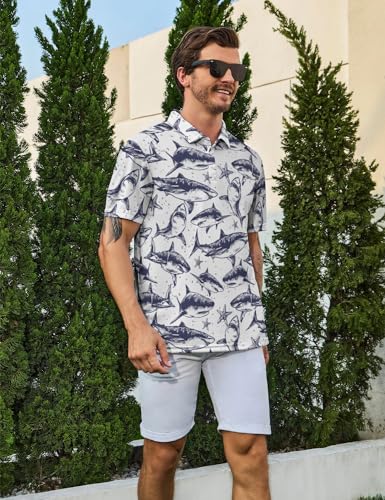 Ropa, Sports playera del tiburon Marca Lxopogk (3)