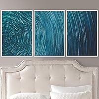 3 Piece Framed Canvas Wall Art Abstract Industrial Modern Art Multicolor Patterns Canvas Prints Home Artwork Decoration for Living Room,Bedroom - 16