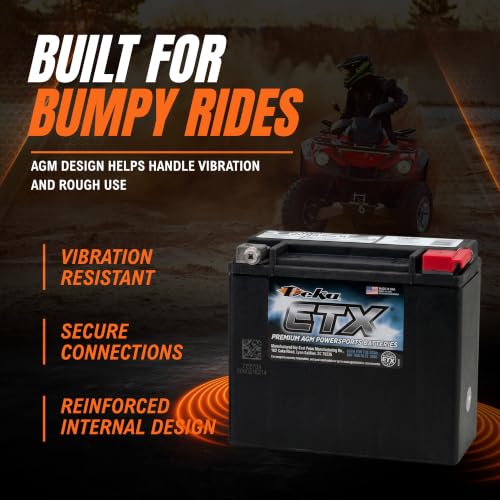 Image of Deka Power Sports ETX20L Battery