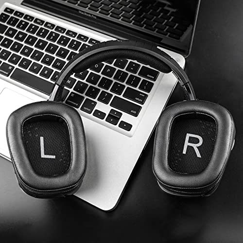 Image of SOULWIT Earpads for Logitech G935 /G933 /G930 /G432 /G35 - Black | for G35 /G930 /G933 /G935 /G633 /G635 /G533 /G430 /G431 /G432 /G433 /G332 /G230 /G231 /G233 Headphones