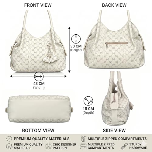 Image of Fostelo Women's Style Diva Satchel Tote Handbag for Women | Ladies Purse | Stylish Shoulder Bag | Gift For Women
