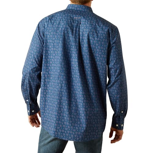 Ariat Men's Denim Blue Wrinkle Free Darwin Shirt2