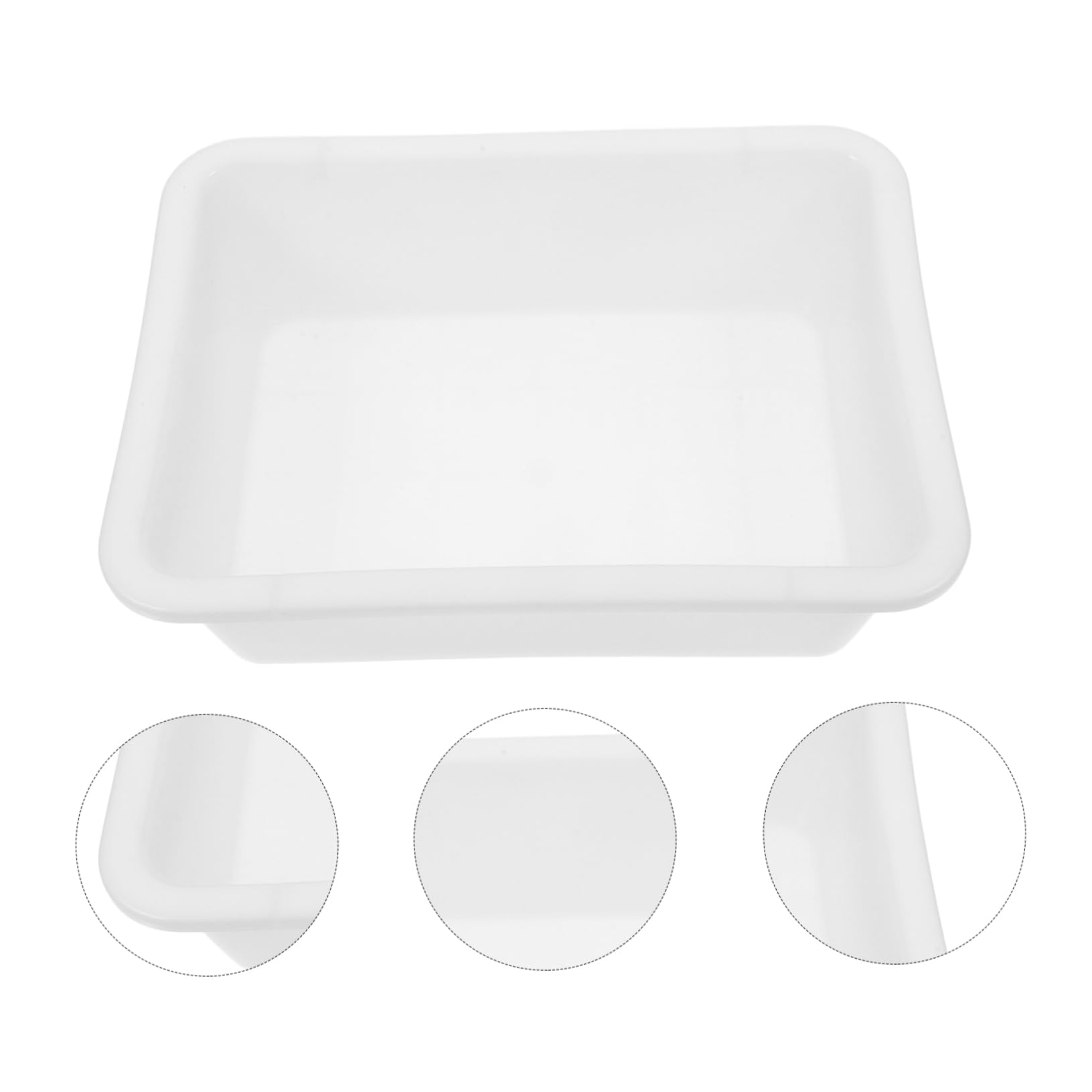 OUNONA 3stücke Laboratory Storage Tray Für Chemieexperimente Tiefer Auslaufsicherer Für Unterrichtszwecke Resistent Gegen Säuren Und Laugen