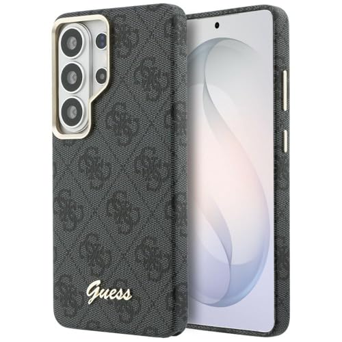 CG MOBILE Guess 4G Script Compatible avec MagSafe Coque pour Samsung Galaxy S26 Ultra (Noir)