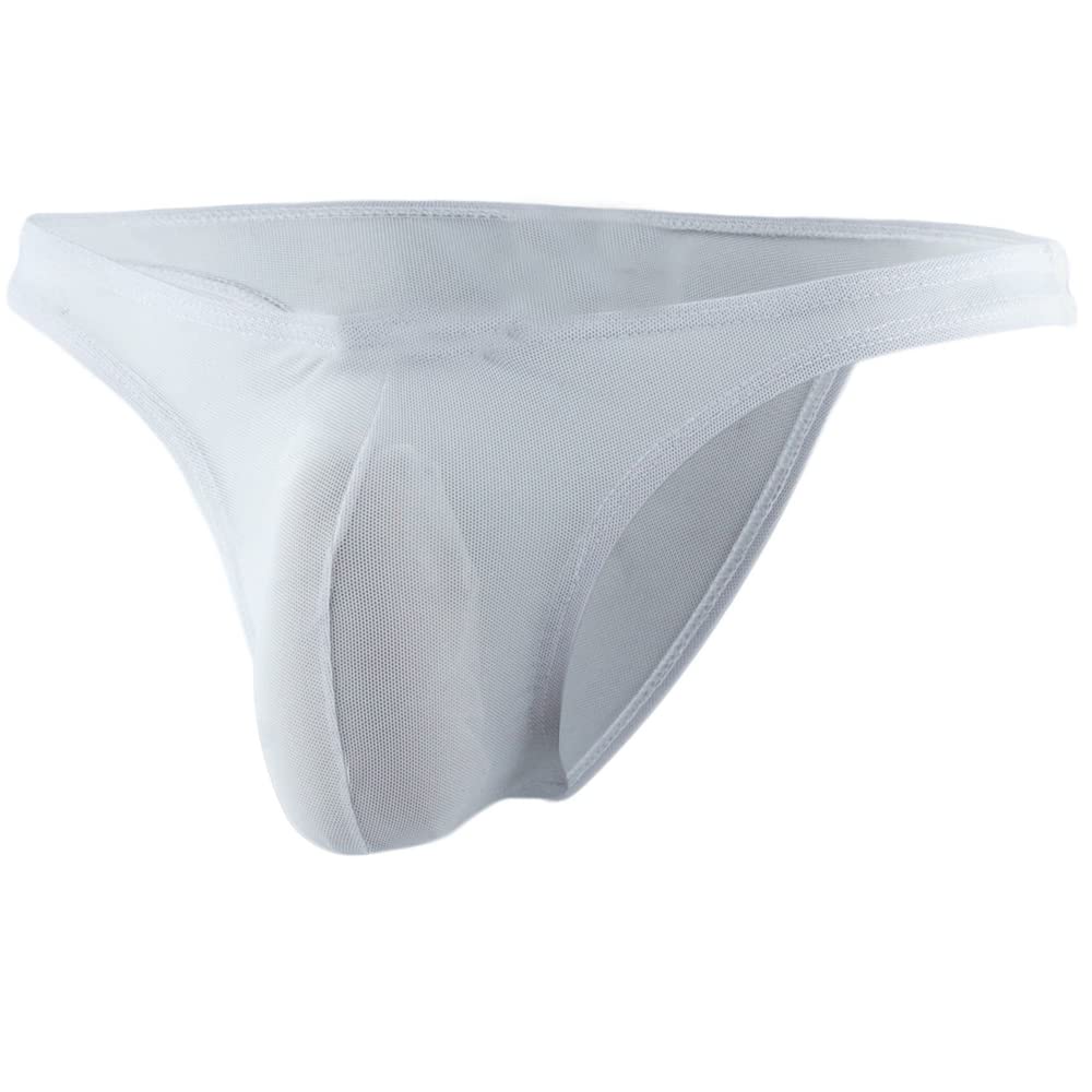 Mens Power Net Mid Waist Free Size Bikini Underwear-image-27