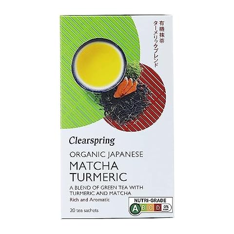 Clearspring Organic Matcha Turmeric Tea Sachets Cover