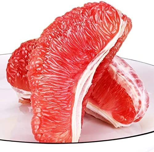 Fresh Yellow Pomelo Grapefruit Set of 2 Count Red Endocarp (Red flesh fruit)