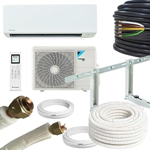 Climatiseur Réversible Mural Daikin 12000 BTU, avec kit d’installation 7 mètres, 3,5 kW, Mono-Split, gamme professionnelle ClimaConveniente®