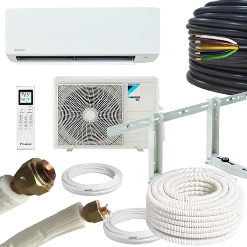 Climatiseur Réversible Mural Daikin avec kit d’installation 7 mètres 18000 BTU, FTXC50D RXC50D, 5 kW, Mono-Split, gamme professionnelle ClimaConveniente®