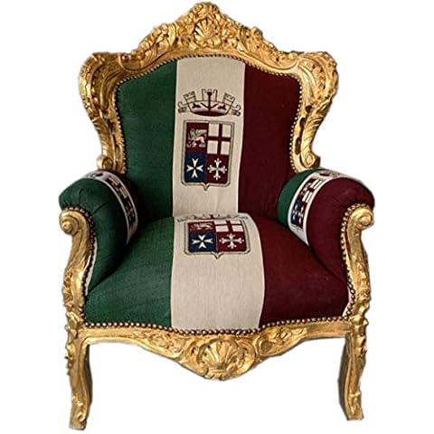 Sillón Barroco Casa Padrino 'King' Italia/Oro Cover