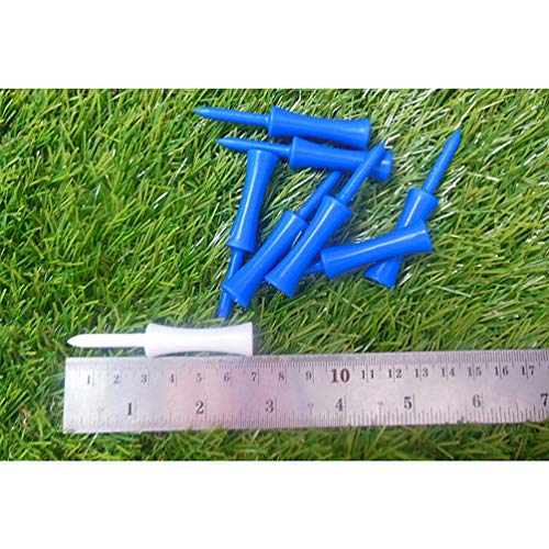 CLISPEED 100 Pcs PlÃ¡stico Tees de Golfe Almofada de Borracha Top Golf Tee Titulares Ferramenta de E