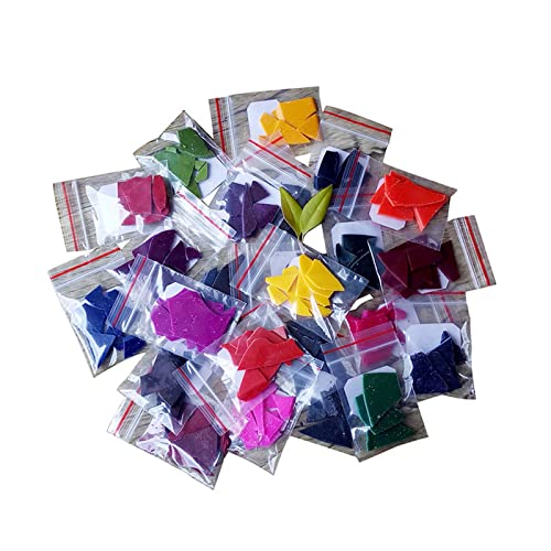 24 Couleurs Colorant De Bougie Naturel - Flocons De Cire De Soja Pastel Pour Bougies - Sûr Et Naturel
