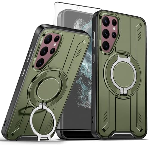 Coque Samsung S22 Ultra verte anti-rayure fine et légère
