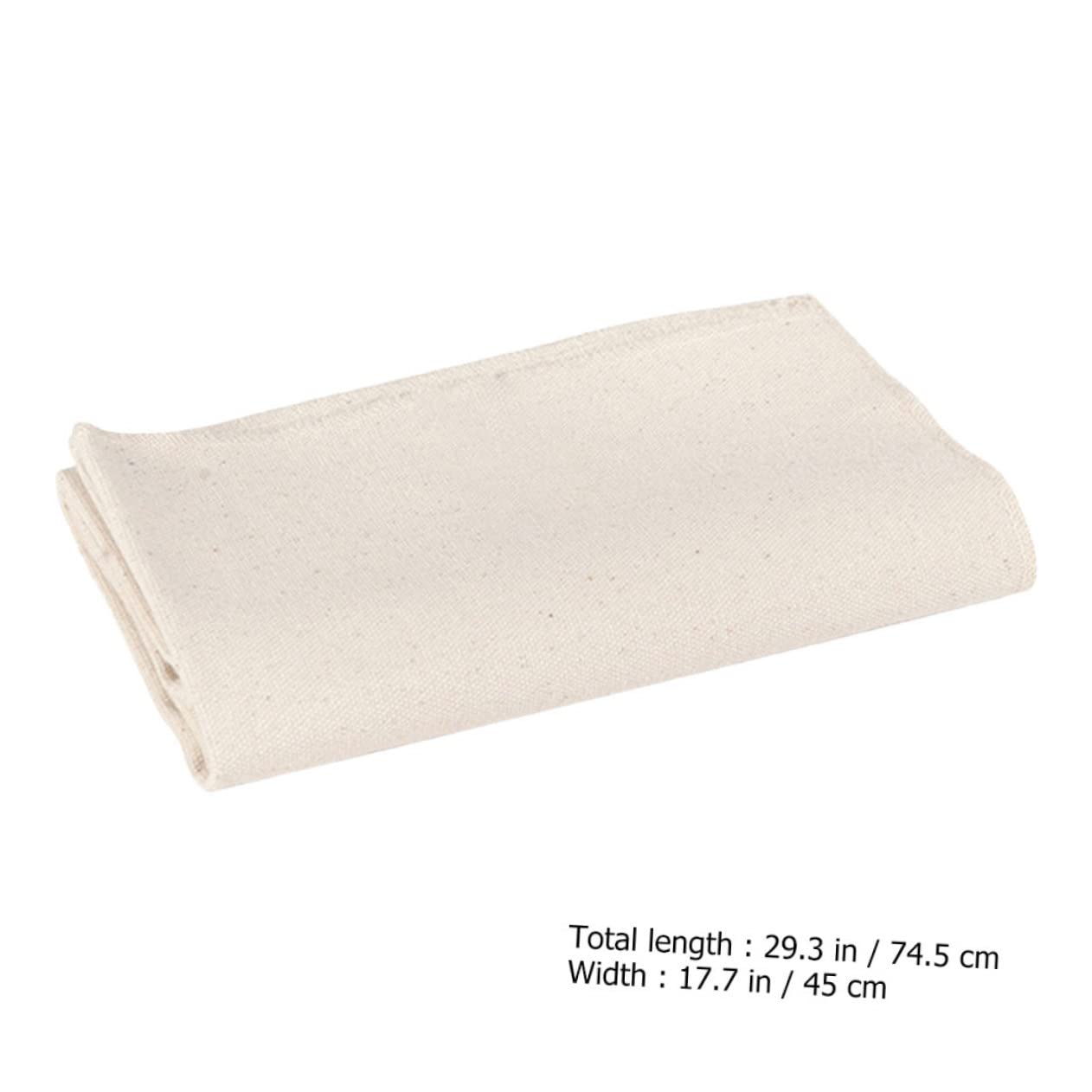 Fermented Cotton Canvas Cloth for Bread Proofing Reusable Kitchen Baking Tool 29.33 X 17.71 Inch Dough Cloth for Baguettes and Artisan Loaves