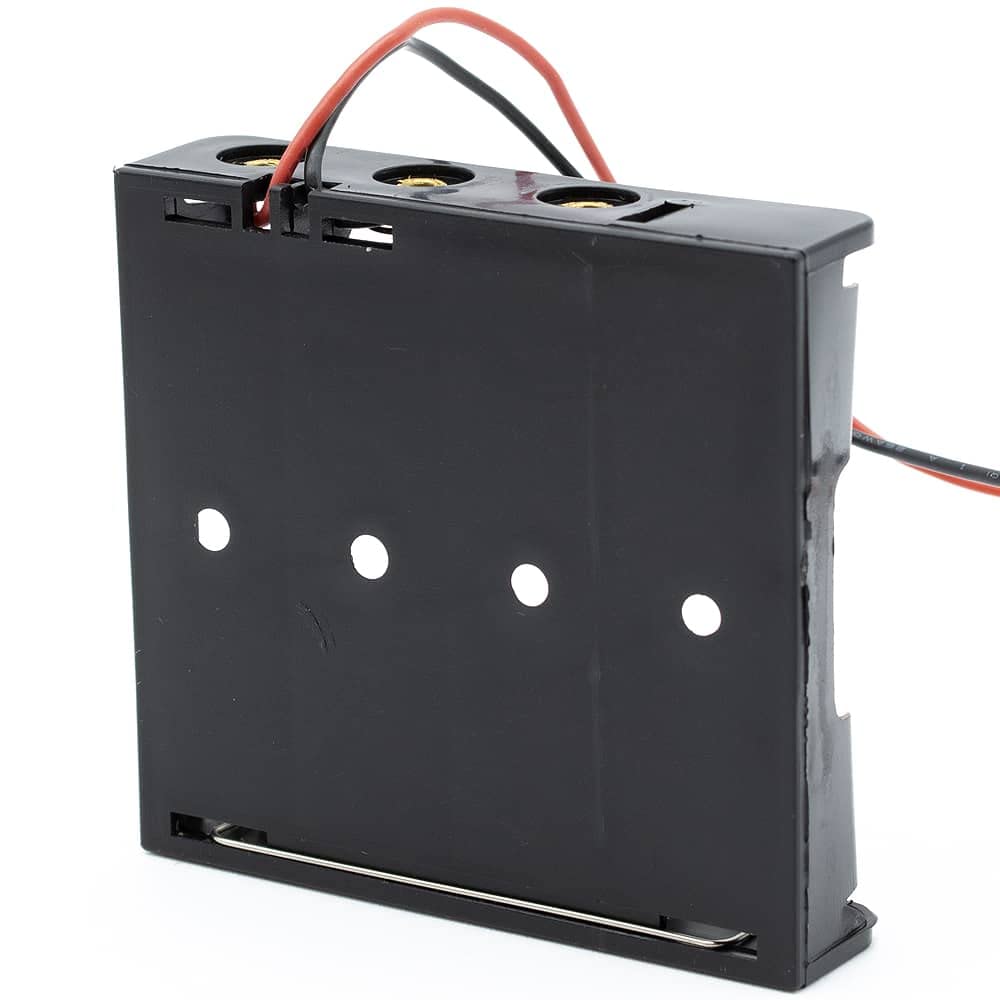 Portabatterie Per 8 AA LR6 - Con Cavo 200 Mm, Tensione 12V, Per Circuiti Elettrici - Foto 12