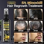 5% Minoxidil for Men and Women Hair Growth Serum - Castor Oil & Biotin Hair Growth Spray Hair Regrowth Treatment for Scalp Hair Loss Hair Thinning For Thicker Longer Fuller Healthier Hair 100Ml - Image 2