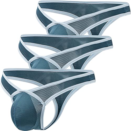 Mens Thongs Underwear Bulge Enhancing G-String T Back Bikini