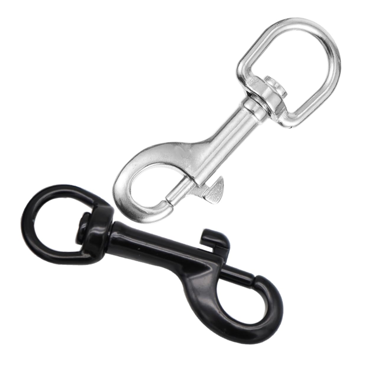 HAWILLOSCH Dog Leash Connector Hooks 2pcs Heavy Duty Snap Hooks Swivel Dog Leash Clip for Outdoor Use