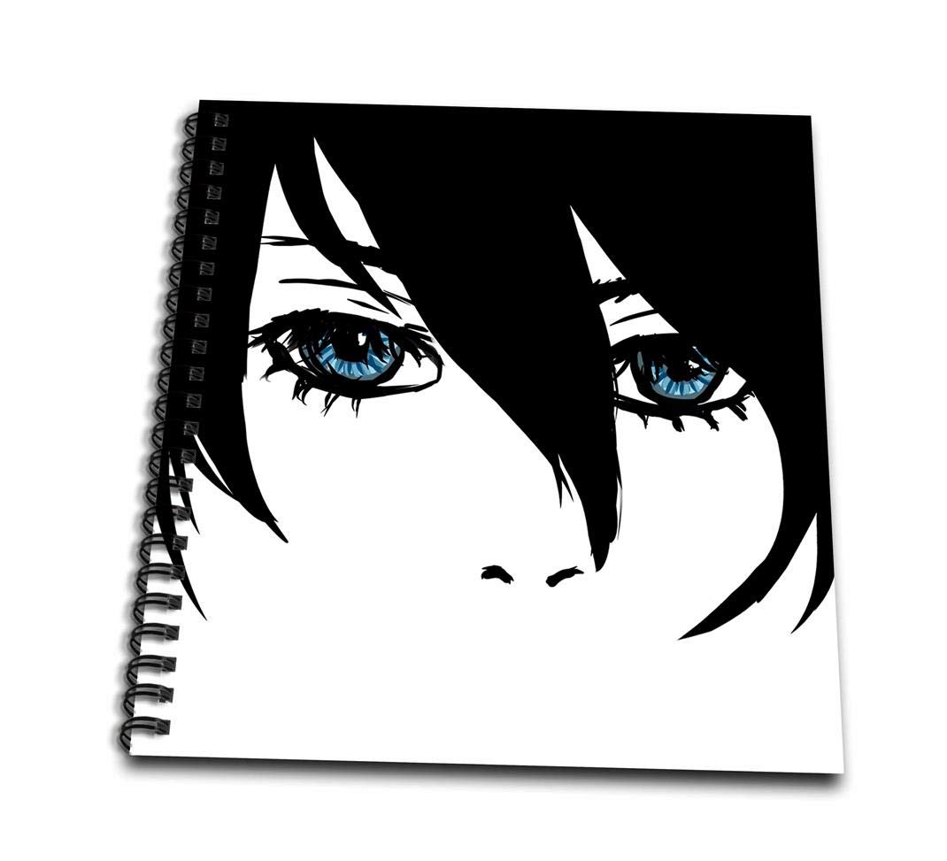 3dRosedb_108592_1 Michaels Secret Anime Face-Connie Ashlyn Art-Drawing Book, 8 by 8"