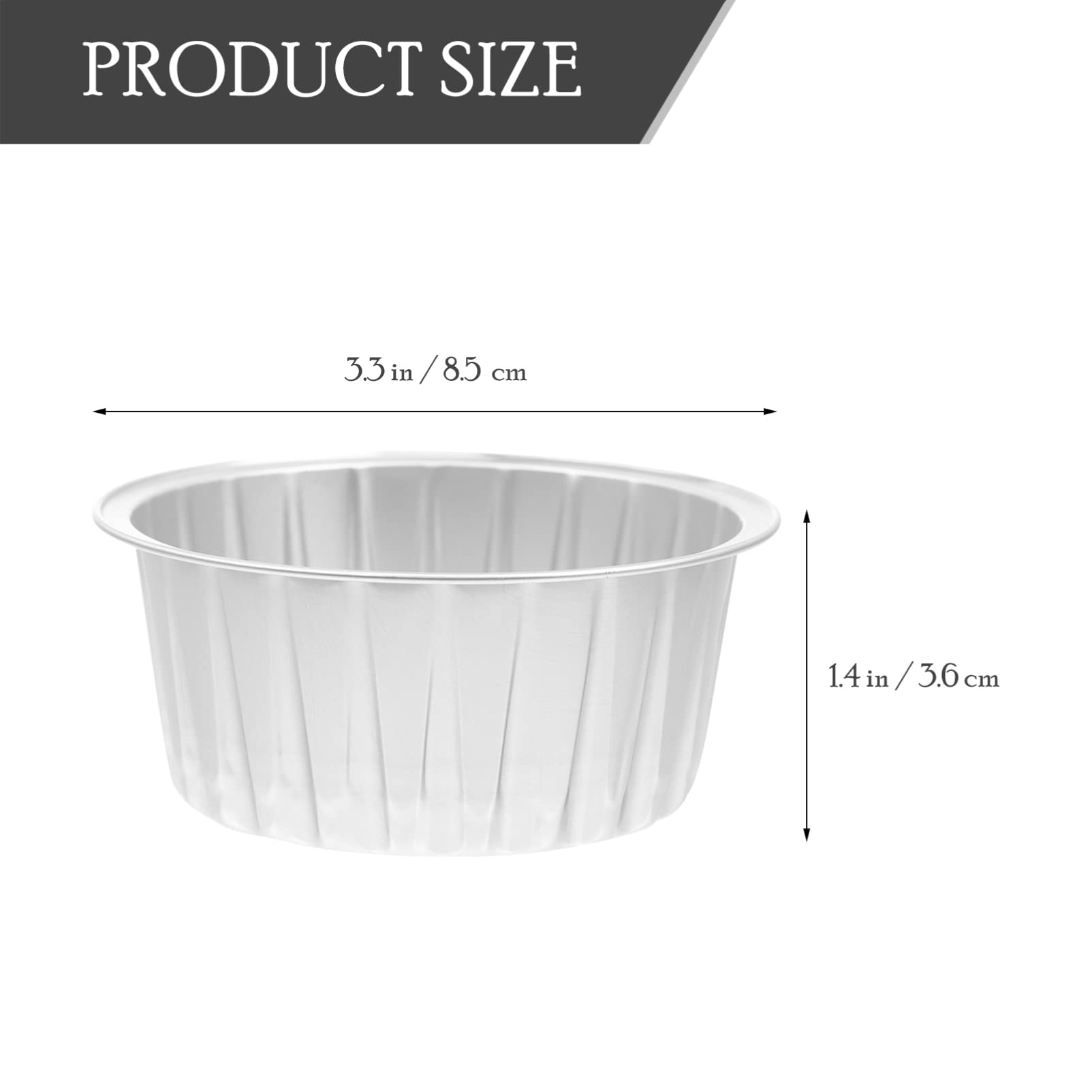 Moldes Pudín, 10 Tazas De Aluminio Hornear, Molde Magd... | Cuotas Sin