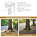 DeepRoot Tree Root Barrier, Tree Circle Weed Barrier, Root Shield for Sidewalks, Driveways, & Patios, 24