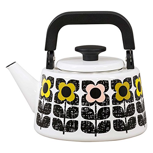 Preisvergleich Produktbild Scribble Square Flower Enamel Kettle