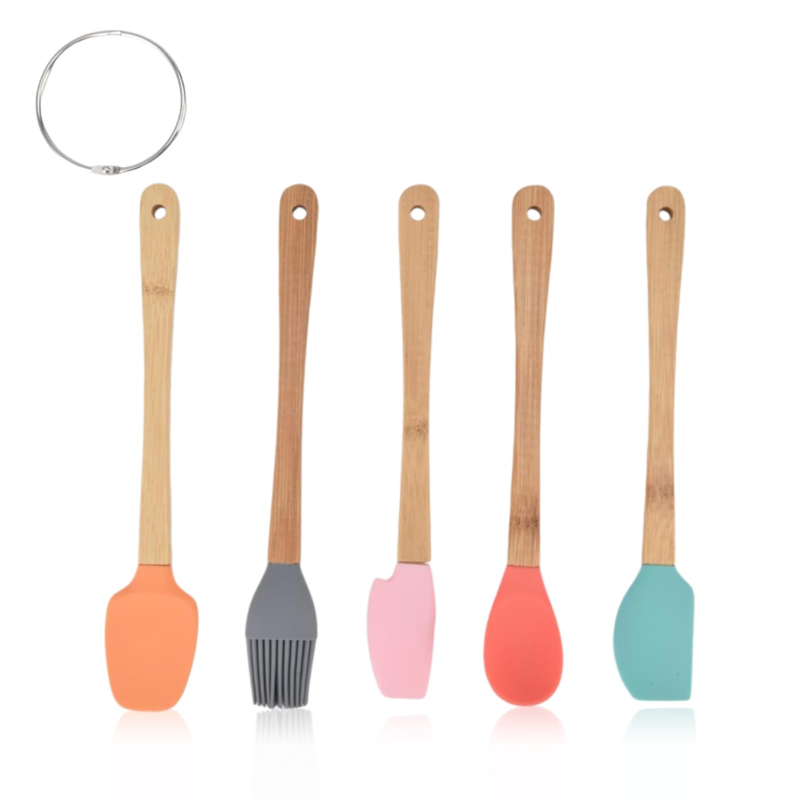 Silicone Lepel Spatel: U-Taste 315℃ hoge hittebestendige flexibele naadloze rubberen spatel, Baking koken Silicone deeg schraper voor Non-Stick Cookware mengen schrapen (29cm, Midnight Blue