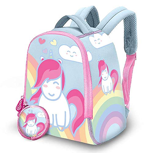 Kid Licensing Mochila Neopreno Little Unicorn  Unisex Adulto  Multicolor  Talla Única