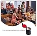 Dice Cup Pu Leather Dice Storage Tool Fashion Felt Lining Quiet Dice Shaker for Enjoy with Friend and Family in Party(5 dice Included)