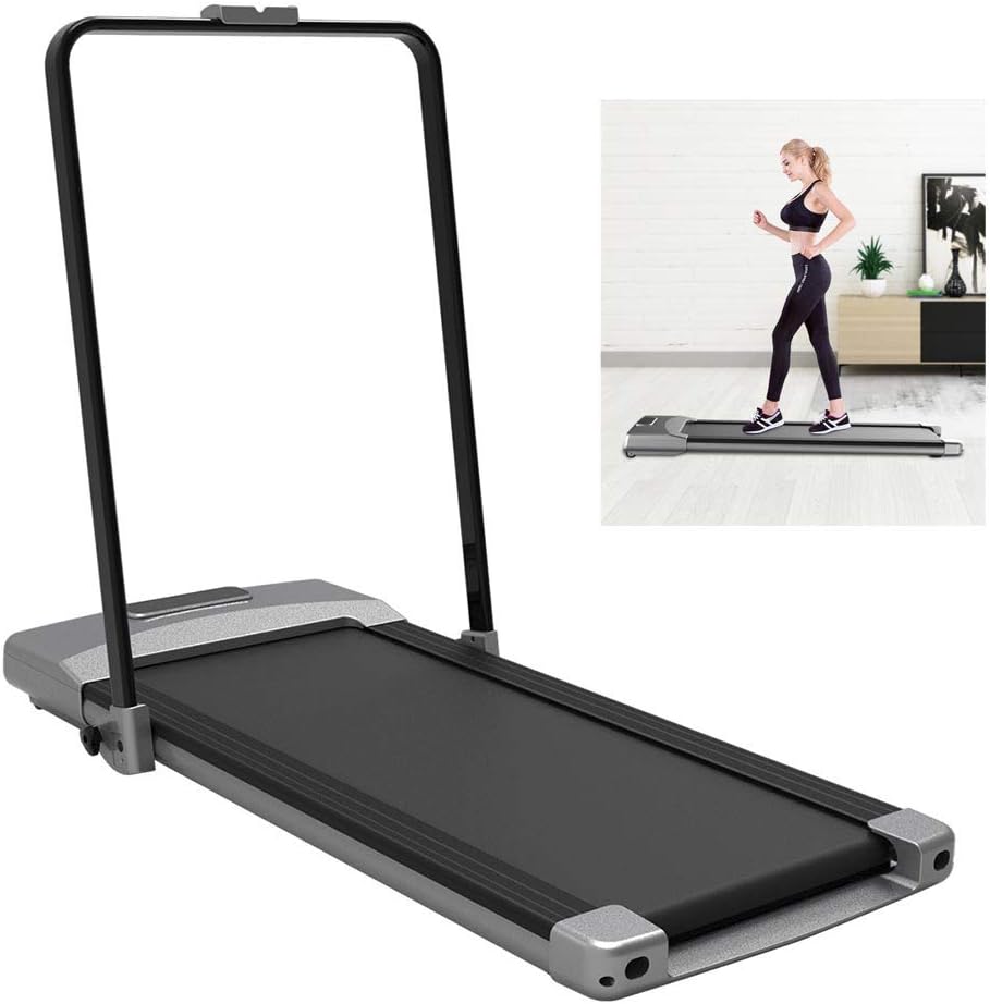 Caminadora Eléctrica Plegable para Casa con Manubrio y Tableta