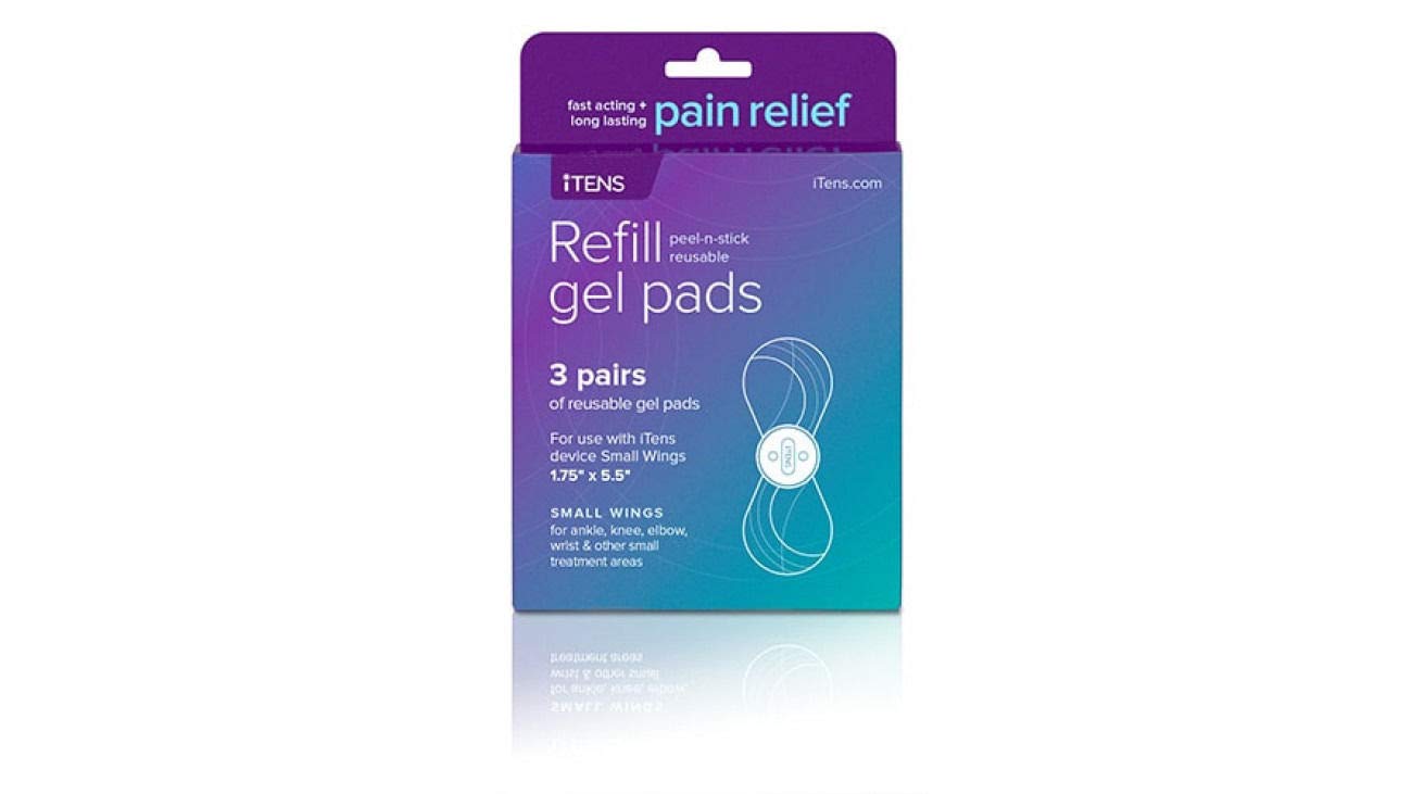 Extra Gel Pads for iTens Wearable Electrotherapy - Small - Clear
