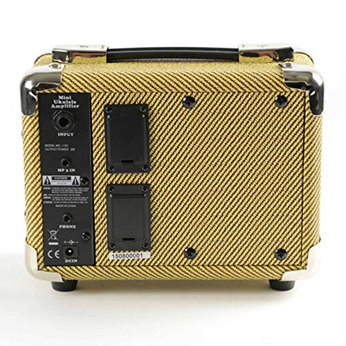 Kala AMP-TWD-5U – Mini ampli 5w pour ukulélé – finition tweed - Les Beatles, Paul McCartney, John Lennon, RIngo Starr, George Harrison Kala AMP-TWD-5U - Mini ampli 5w pour ukulélé - finition tweed – Image 5