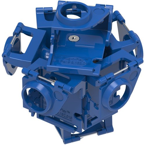Image of 3 360 video rig for GO-PRO action cameras